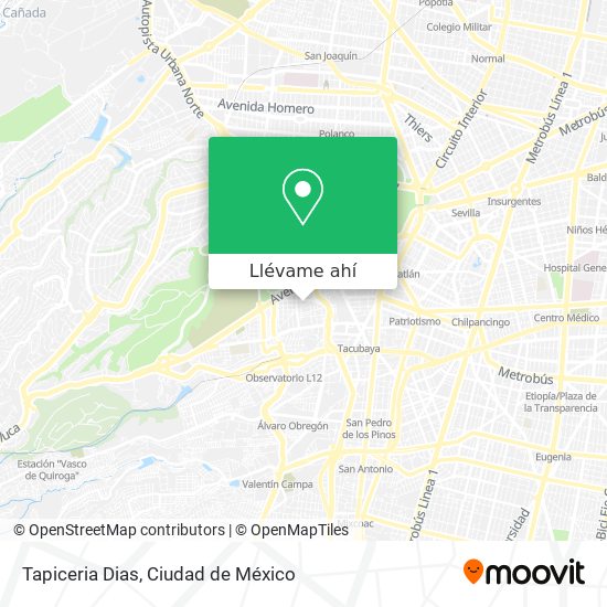 Mapa de Tapiceria Dias