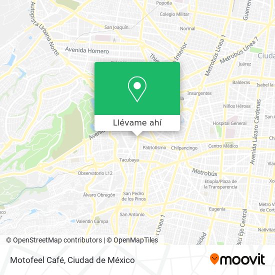 Mapa de Motofeel Café