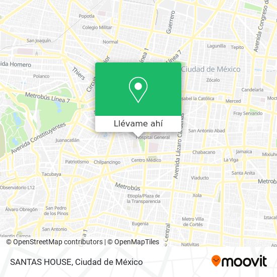 Mapa de SANTAS HOUSE