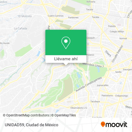 Mapa de UNIDAD59