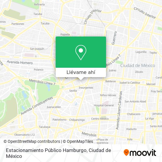 Mapa de Estacionamiento Público Hamburgo