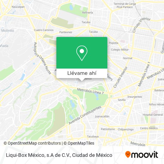 Mapa de Liqui-Box México, s.A de C.V.