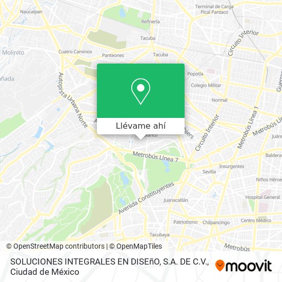 Mapa de SOLUCIONES INTEGRALES EN DISEñO, S.A. DE C.V.