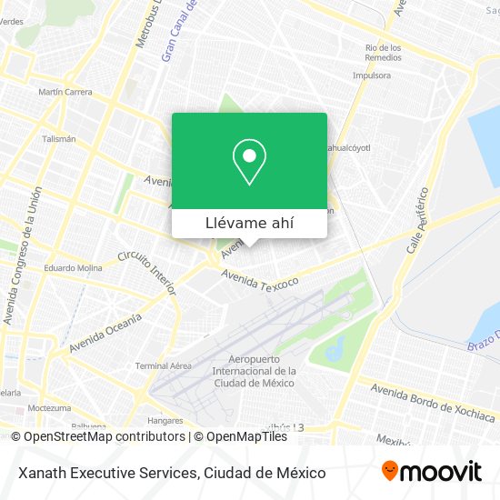 Mapa de Xanath Executive Services