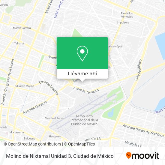 Mapa de Molino de Nixtamal Unidad 3