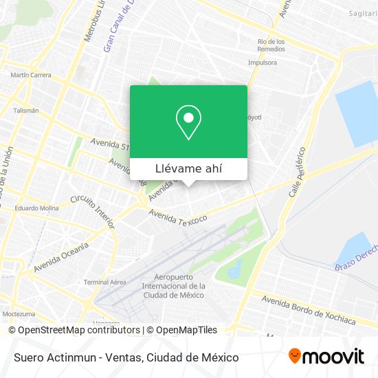 Mapa de Suero Actinmun - Ventas