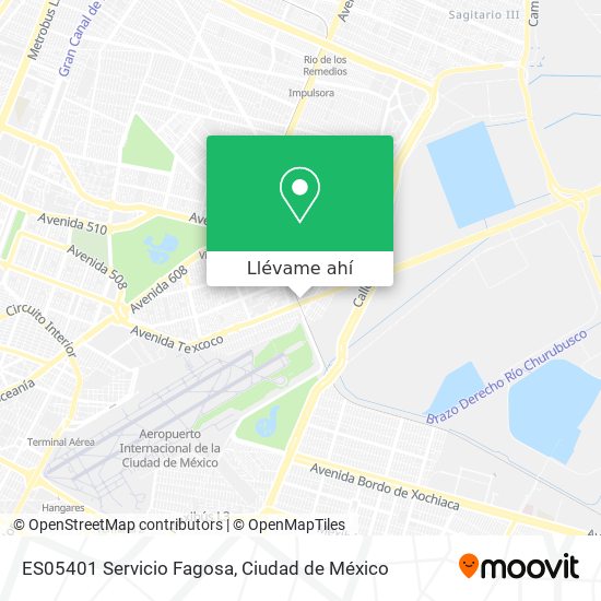 Mapa de ES05401 Servicio Fagosa