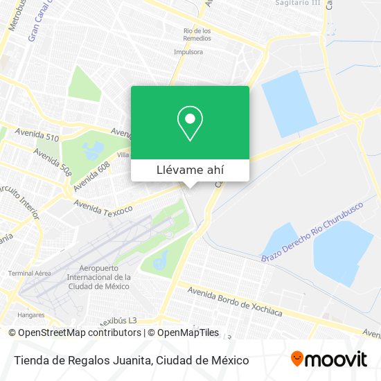 Mapa de Tienda de Regalos Juanita