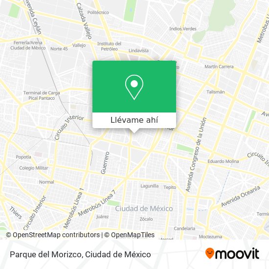 Mapa de Parque del Morizco