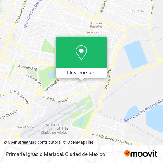 Mapa de Primaria Ignacio Mariscal