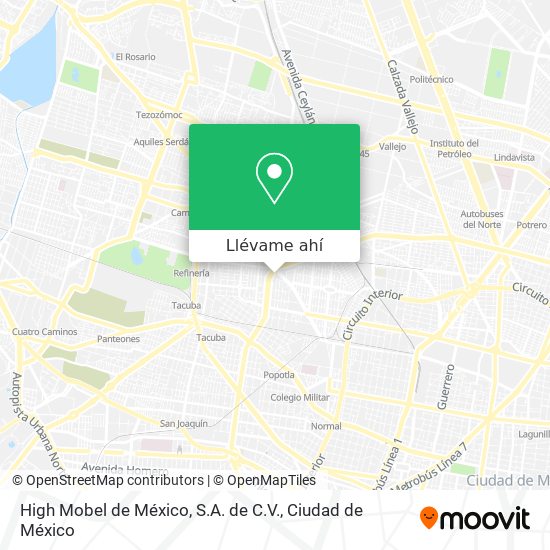 Mapa de High Mobel de México, S.A. de C.V.