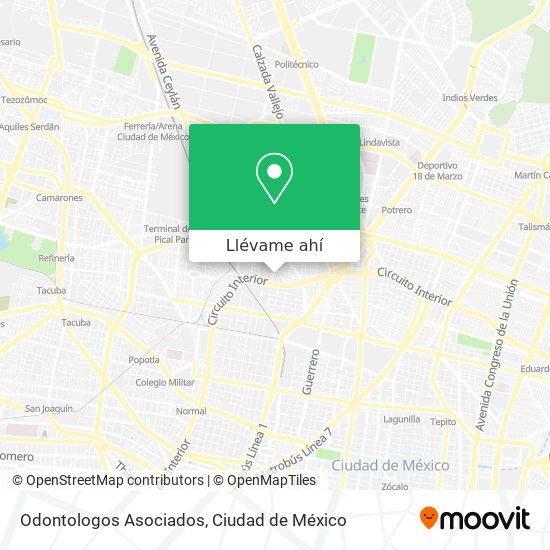 Mapa de Odontologos Asociados