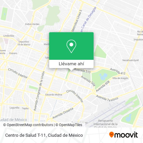 Mapa de Centro de Salud T-11