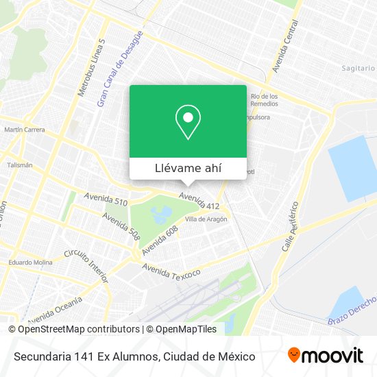 Mapa de Secundaria 141 Ex Alumnos