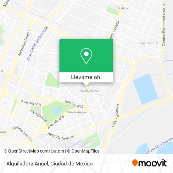 Mapa de Alquiladora Angel