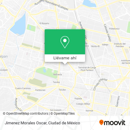 Mapa de Jimenez Morales Oscar