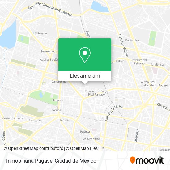 Mapa de Inmobiliaria Pugase