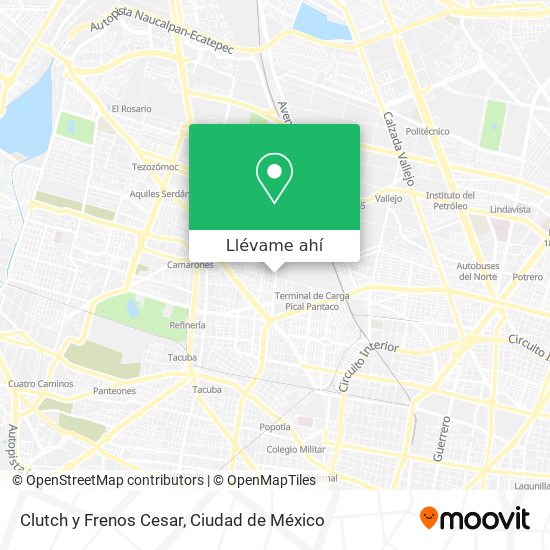 Mapa de Clutch y Frenos Cesar