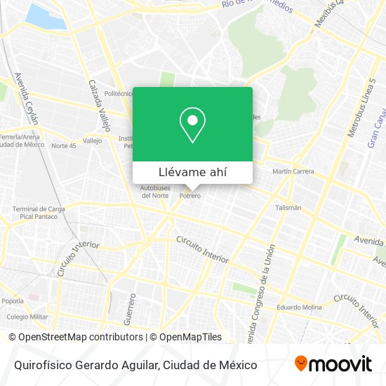 Mapa de Quirofísico Gerardo Aguilar