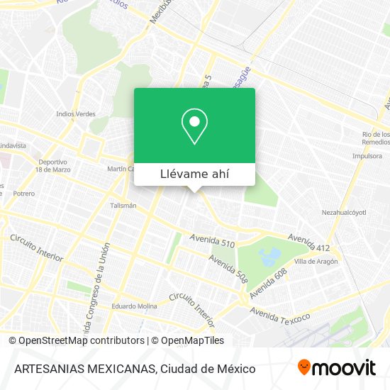 Mapa de ARTESANIAS MEXICANAS