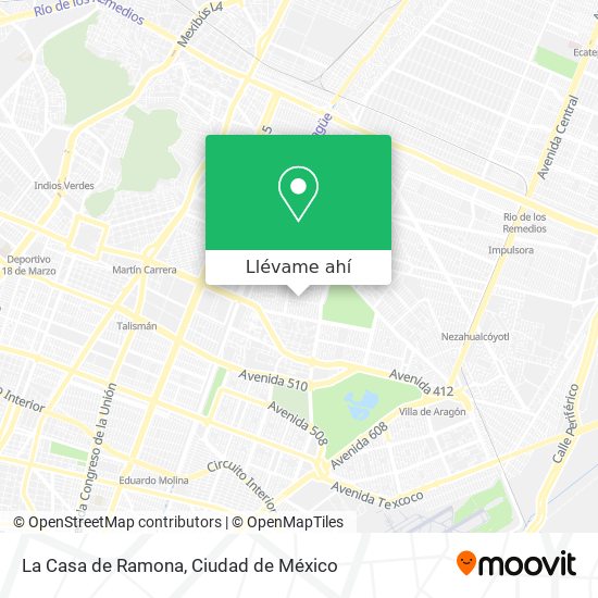 Mapa de La Casa de Ramona