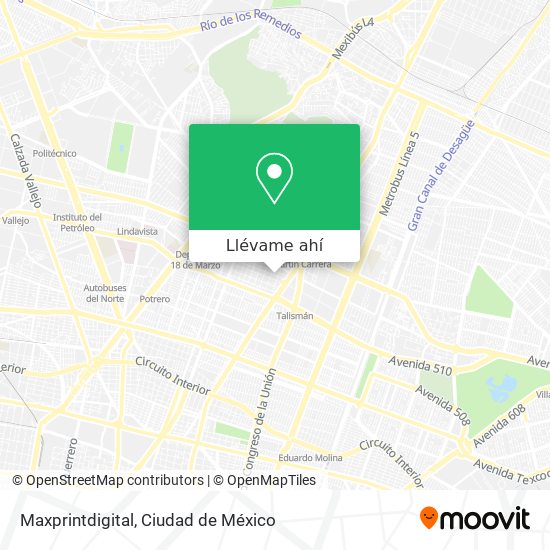 Mapa de Maxprintdigital