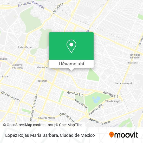 Mapa de Lopez Rojas Maria Barbara