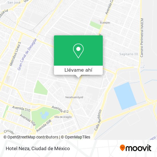 Mapa de Hotel Neza