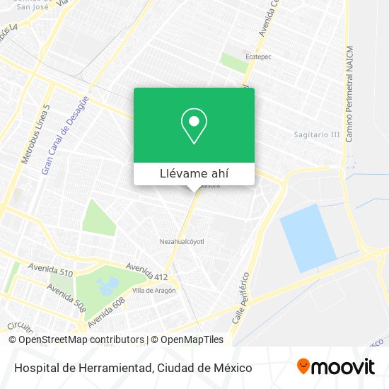 Mapa de Hospital de Herramientad