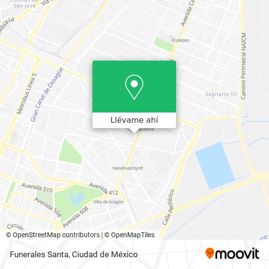 Mapa de Funerales Santa