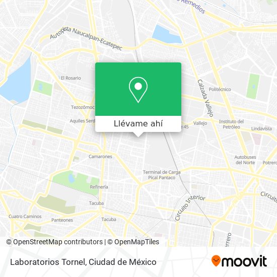 Mapa de Laboratorios Tornel