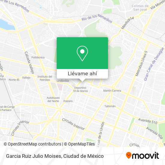 Mapa de Garcia Ruiz Julio Moises