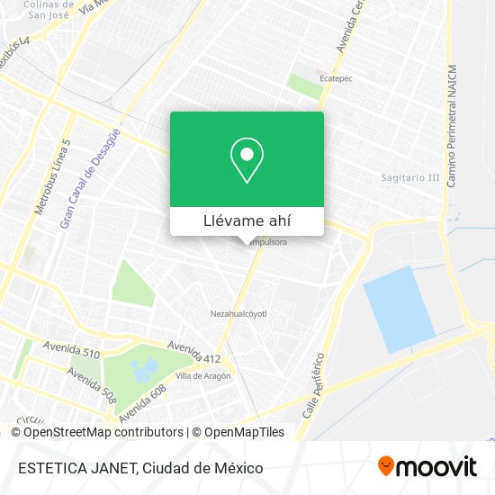 Mapa de ESTETICA JANET