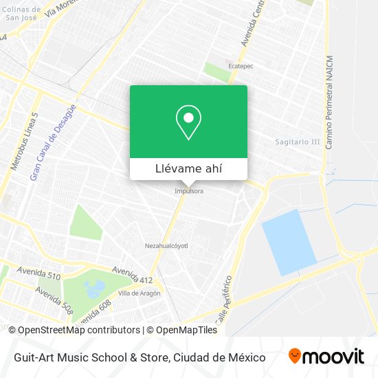 Mapa de Guit-Art Music School & Store