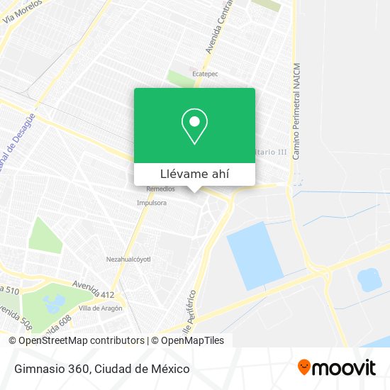 Mapa de Gimnasio 360