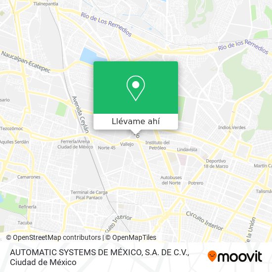Mapa de AUTOMATIC SYSTEMS DE MÉXICO, S.A. DE C.V.