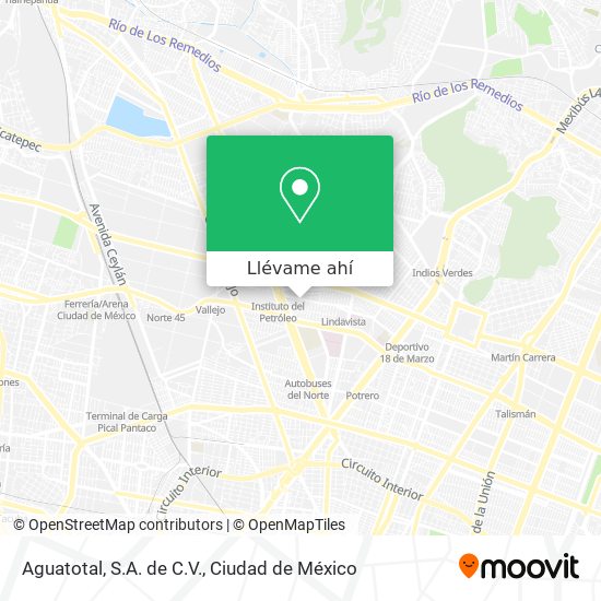 Mapa de Aguatotal, S.A. de C.V.