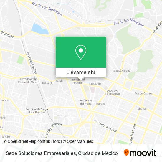 Mapa de Sede Soluciones Empresariales