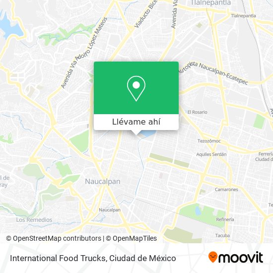 Mapa de International Food Trucks