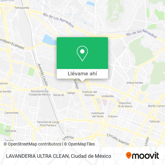 Mapa de LAVANDERIA ULTRA CLEAN