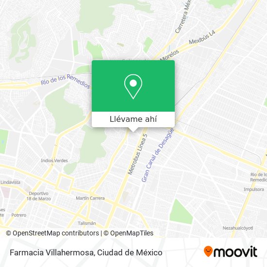 Mapa de Farmacia Villahermosa