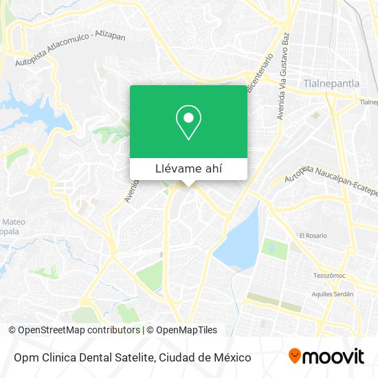 Mapa de Opm Clinica Dental Satelite