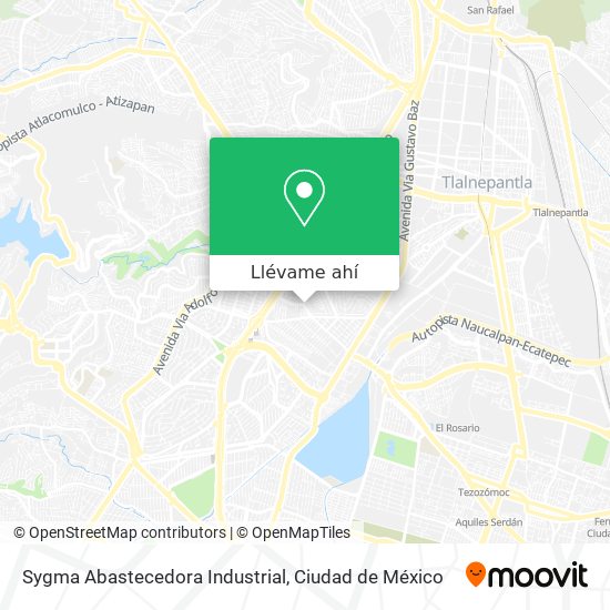 Mapa de Sygma Abastecedora Industrial