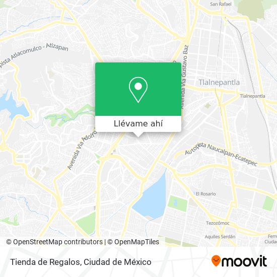 Mapa de Tienda de Regalos