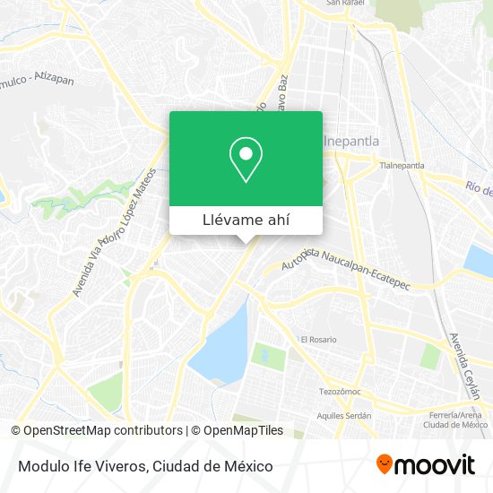 Mapa de Modulo Ife Viveros