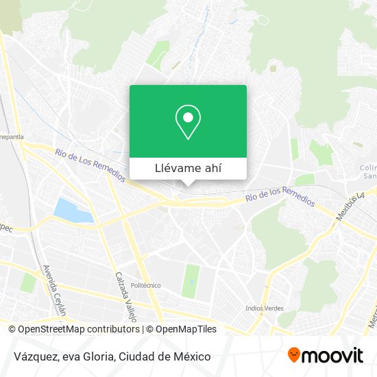 Mapa de Vázquez, eva Gloria