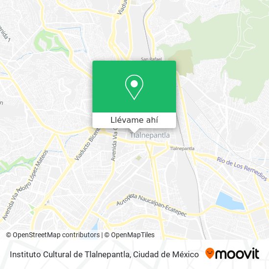 Mapa de Instituto Cultural de Tlalnepantla