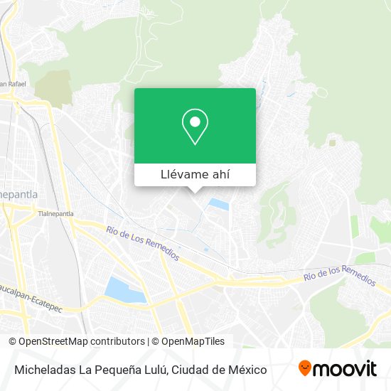 Mapa de Micheladas La Pequeña Lulú