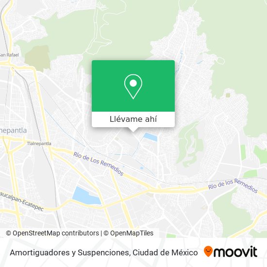 Mapa de Amortiguadores y Suspenciones