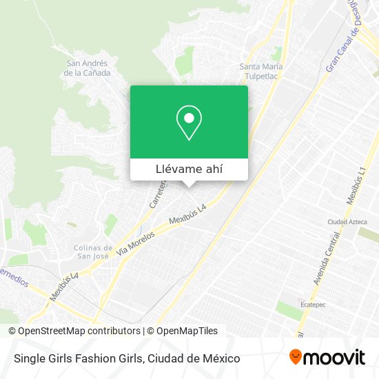 Mapa de Single Girls Fashion Girls